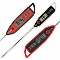 디지털 온도계 표준 탐침 온도계 TP-300+, 색상선택:TP-300+ 레드