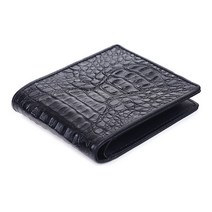 SCOAN 리얼 악어가죽 슬림반지갑 3528