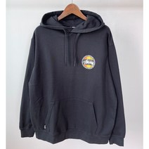 스투시 CLASSIC DOT 후드 맨투맨 ST021202 피그먼트 블랙 MENS