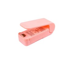 업소용진공포장기 포장기계 대형 가정용 세이버 휴대용 미니 라미네이팅 기계 수동 폐쇄 클립 납땜 열 인, 01 pink