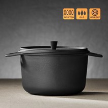 무쇠 냄비 인덕션 겸용 무쇠 주물 가마솥냄비 15cm 18cm(택1), 지름 15cm