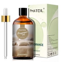 PHATOIL 블랙 오퓸 향수 에센셜 오일 화이트 머스크 신선한 리넨 허니서클 캔들 비누 립 밤 만들기 100ml, [01] 100ml, [03] Fresh Linen