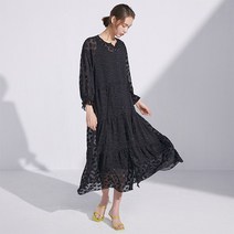 홈쇼핑 자카드 쉬폰 원피스 1종+블랙 슬립