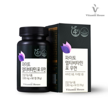 비타민하우스 파이토 멀티비타민 포우먼 1 300 MG X 60정 X 3병 크롬 비타민D 유산균