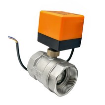 솔밸브 멀티조인트 유압 에어 공압 솔레노이드 스테인리스 스틸 전동 볼 밸브 12 34 1 114 2 양방향 220v 12v 24v 3와이어 제어 물용 전기, 11.DN15  12VDCCR02