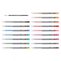 스타일핏트 중성 심 UMR 리필 109 38 사무 실 유니 유니볼 스타일 볼펜 미쓰비시 홀더 연필 수입 용품 필기, 베이비핑크