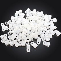 케이블 정리용 클램프 (7.9mm/화이트/100EA) 넷매이트NMT-516R, 단일 모델명/품번
