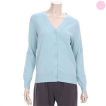 [라임] GD01 V넥 파스텔톤 봄 니트가디건 LE3C7K4062