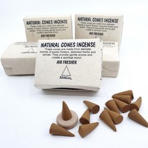 내추럴 콘인센스 잠잘오는향 향피우기 시트러스향 콘 향초 SCENT INCENSE 머스크향 우디향 천연 화이트, 로터스, 본상품선택