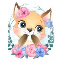 5D DIY 다이아몬드 페인팅 꽃 동물 유니콘 폭스 공룡 전체 스퀘어 & 라운드 모자이크 자수 크로스 스티, 09 9_01 Round Drill 15x20