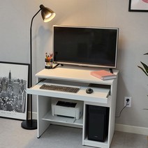 티움 광폭 입식 컴퓨터 책상 800, 워시그린