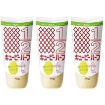 Kewpie 큐피 하프 마요네즈 타마고맛 제조 400g 3팩, 1개