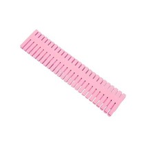 차차미 4P 분리 옷장 정리 칸막이 서랍 수납함, 37cm * 7cm, 핑크, 4개
