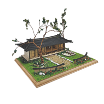 [독스퍼] 뜯어만들기 디오라마 시리즈 기와다섯칸 입체모형 나무 목재 퍼즐 입체퍼즐 3D퍼즐 만들기