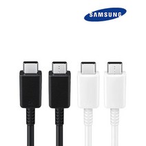 삼성 정품 C TO C 케이블 급속 충전기선 갤럭시 노트10 플러스 s20 (EP-DA705) 호환품, 삼성정품 블랙(박스/DA-705)