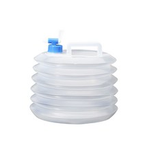 탄씨엔쯔 접이식 타원형 물통, 1개, 15L