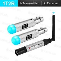 Dmx512 수신기 송신기 배터리 포함 Dmx 라이트 무선 2.4 GISM 500 m 거리 통신 음악 DJ 클럽 디스코, 유럽 ​​연합, 02 1T2R_01 EU