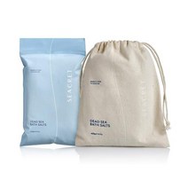SEACRET 목욕 소금 - 사해 미네랄이 풍부하고 100% 천연 14.1OZ., 라이트 블루