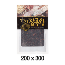 팩플러스 건강잡곡왕(지퍼형) 200x300 (1kg) 100매 농산물봉투 / 잡곡 / 쌀 / 지퍼백