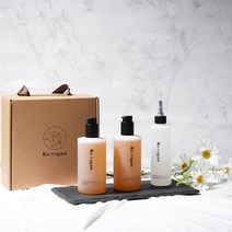 [쇼핑엔티] 르비건 SET 샴푸2+트리트먼트1 비건 무실리콘 친환경 샴푸 헤어케어