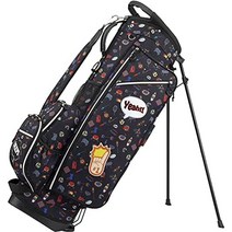 mizuno(미즈노) 골프 스탠드 캐디백 엔조이 스포츠 유니섹스 약 2.7 kg(경량) 9.5형(77 cm)47 인치 대응5 분할 5 ljc, 블랙