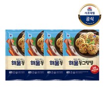 [KT알파쇼핑][대림냉동] 해물동그랑땡 1kg x4개, 4개