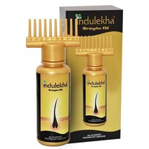 Indulekha Bringha Ayurvedic Hair Oil 100 ml Hair Fall Control and Hair Growth with Bringharaj Oil, ONE