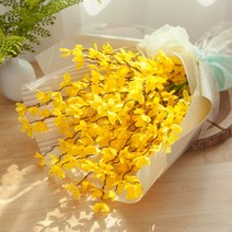 개나리꽃다발 55cmP 조화 꽃다발 FMBBFT