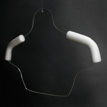 촬영용 투명옷걸이(누끼 따내기 촬영 의류촬영), 1개, 유아용