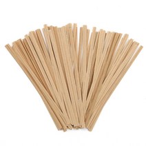 크라프트 무지 타이 (12cm 1000개) 길게 나온 빵포장끈