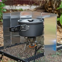 휴대용 버너 바람막이 수입캠핑용품 동성버너 차박캠핑용품, 스토브가림막