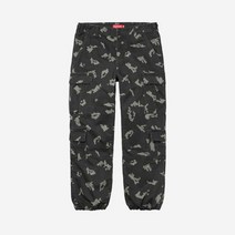 슈프림 카고 팬츠 블랙 러시안 카모 - 21FW Supreme Cargo Russian Camo 209133