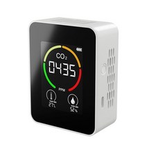 공기질측정기 이산화탄소 일산화탄소 가정용 미세먼지 VOC 파티클 측정기 다기능 168, 이산화탄소 검출기 흰색 2, 1개
