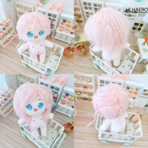 [의상증정]20cm 무속성 q라인 솜인형 피규어 면 목화솜 아이돌 인형, 20cm 골격판와, 별하늘 사쿠라 나바 (옷 선물)