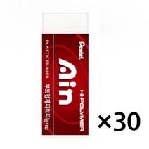 [P1D] 펜텔 아인지우개 ZEAS10.대/적색/1갑(30개) / 제트스트림연필 샤프 볼펜 스테이플러 필통 지우개 문구세트 펜텔 ( P1D / 991247EA ), 본상품선택