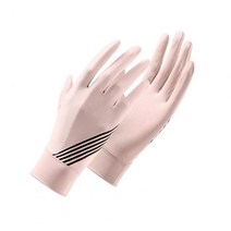 1 Pair Riding Gloves Non-slip Wear-resistant Breathable Lightweight Stretchy Anti-ultraviolet One Si, [03] 분홍색, [01] One Size