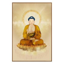 불교 부처 DIY 유화 그림 그리기 2+1 절 석가모니 액자 붓다 싯다르타 고타마 샤카, 40x50 프레임 조립완료, O