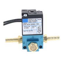 소형 유압실린더 1톤 2통 3톤 3포트 전자식 부스트 제어 솔레노이드 밸브 1224 351 6 튜브 피팅 포함 황동, 02 BT4mm Tube_02 DC 24v