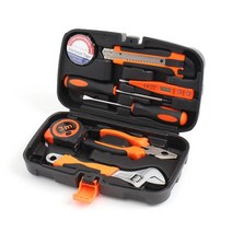 간편수리 가정용 실속형 몽키 공구세트8종 만능 전기공사 자동차 공구박스