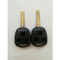 키케이스 2pcs 열쇠가없는 원격 키 셸 2007 2008 2009 Lexus ES300 ES330 GS300 GS400 GS430 GX470 IS300 H, 01 2pcs Black