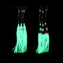 씨타임 대구 꼴뚜기채비 34호 쌍바늘 야광 축광, 쌍바늘 레드헤드