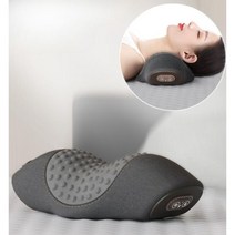 경추 안마 베개 수면촉진 척추 마사지, 06.업그레이드 진동 마사지 + 항온 온찜질