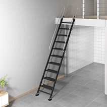 옥상 계단 컨테이너 복층 사다리 안전 복층계단 철재, 2.4-2.7m(알루미늄-마그네슘합금)10단사다리