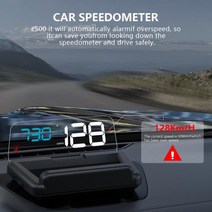 GEYIREN-HUD 내비게이션 헤드업 디스플레이 자동차 속도 프로젝터 온보드 연료 마일리지 알람, C500  HUD_CHINA