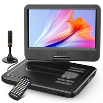 WONNIE 풀 세그 휴대용 DVD 플레이어 12.5인치 튜너 탑재 원세그 CPRM 대응 리전 프리 지상 디지털 자동차 DVD 플레이어 풀 세그 원세그 안테나 첨부 CPRM 대응 메이커 3년 보증