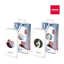 고속 무선충전 PD 보조배터리 10000mAh(겨울왕국2), 올라프