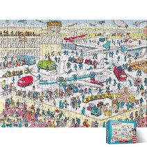 월리 300피스 윌리를 찾아라 에어포트 AL300 11, 단품, 색상:[색상]본상품