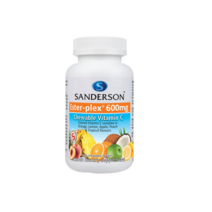 샌더슨 에스터 플렉스 비타민 C 600mg (220정) x 1 - Sanderson Ester-plex Vitamn C 600mg 5 Fruit Assorted chewable