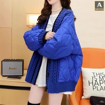 ANYOU 트렌치 코트 겨울 여성코트 루즈핏 코트 경량패딩 여성트렌치코트
