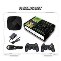 옛날오락기 비디오게임 고전 가정용 게임기 I3 판도라 박스 레트로 비디오 게임 콘솔 GBA 4K HD 디스플레, 02 64GB 30000Games_02 UK, 01 Wireless Controller